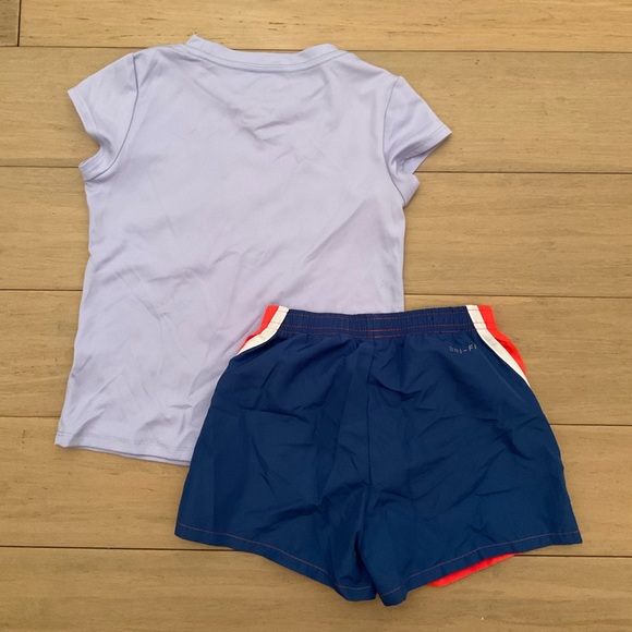 Nike Bundle Red/White/Blue shorts and Tee plus pink Nike shorts (all size 6x) - Picture 3 of 7